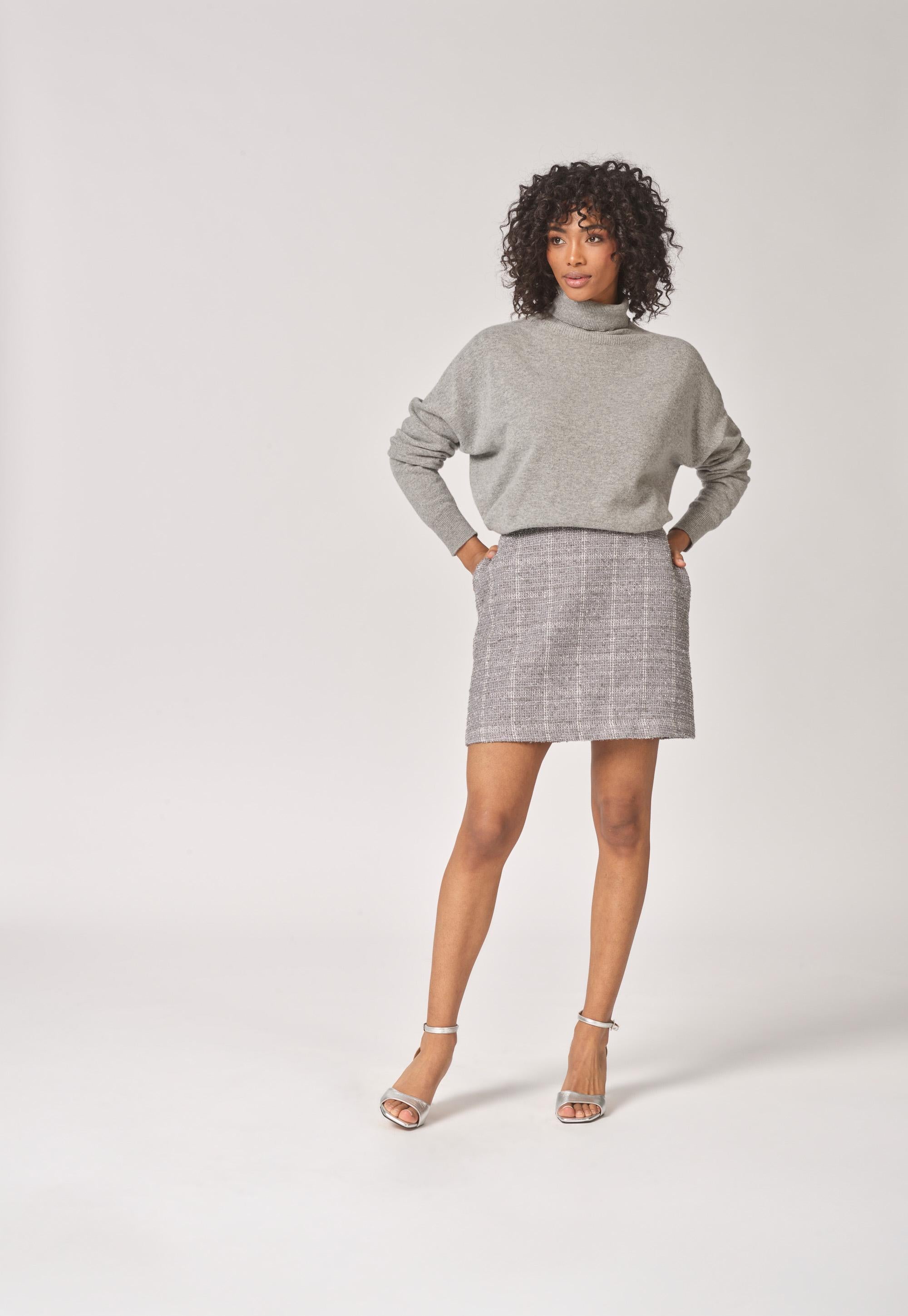 Basic rolkraag - Grey