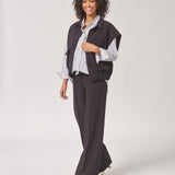 Katoenen blouse met knoopsluiting - Blue Stripe