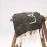 Sjaal met franjes - Khaki