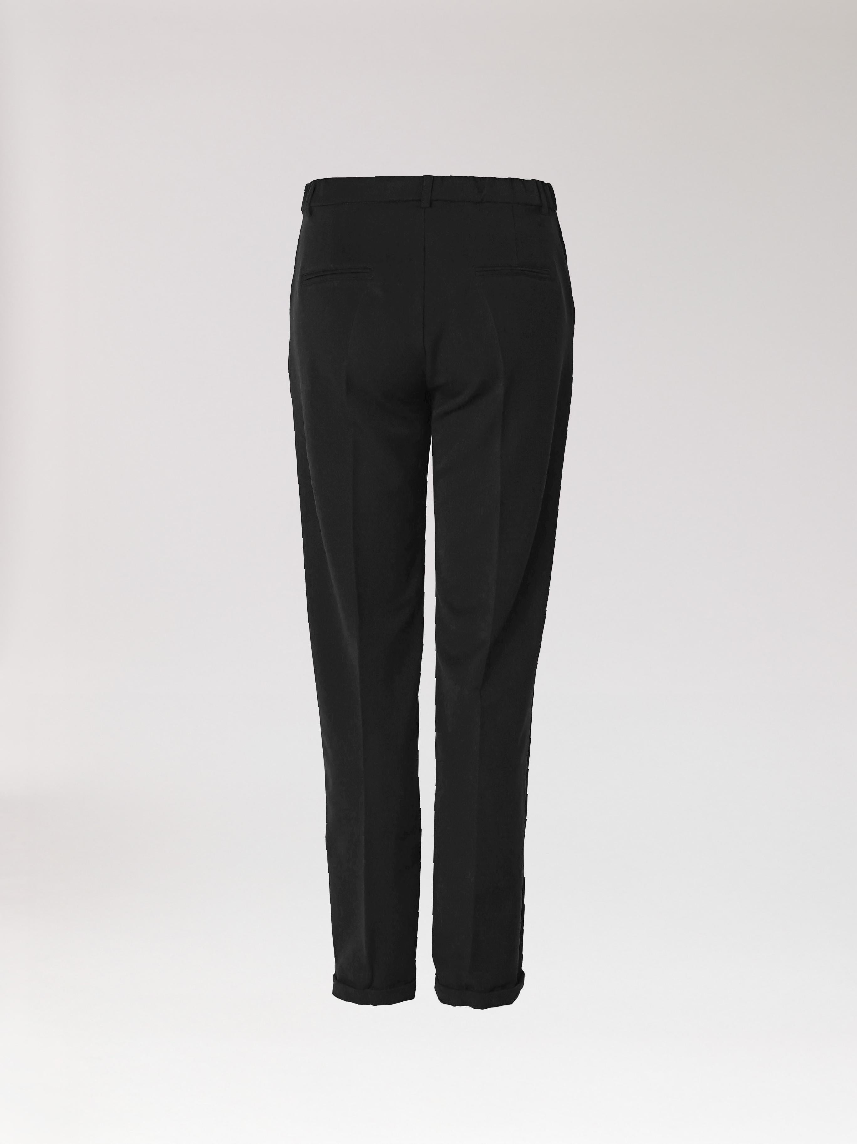 Broek met smalle pijpen - Black