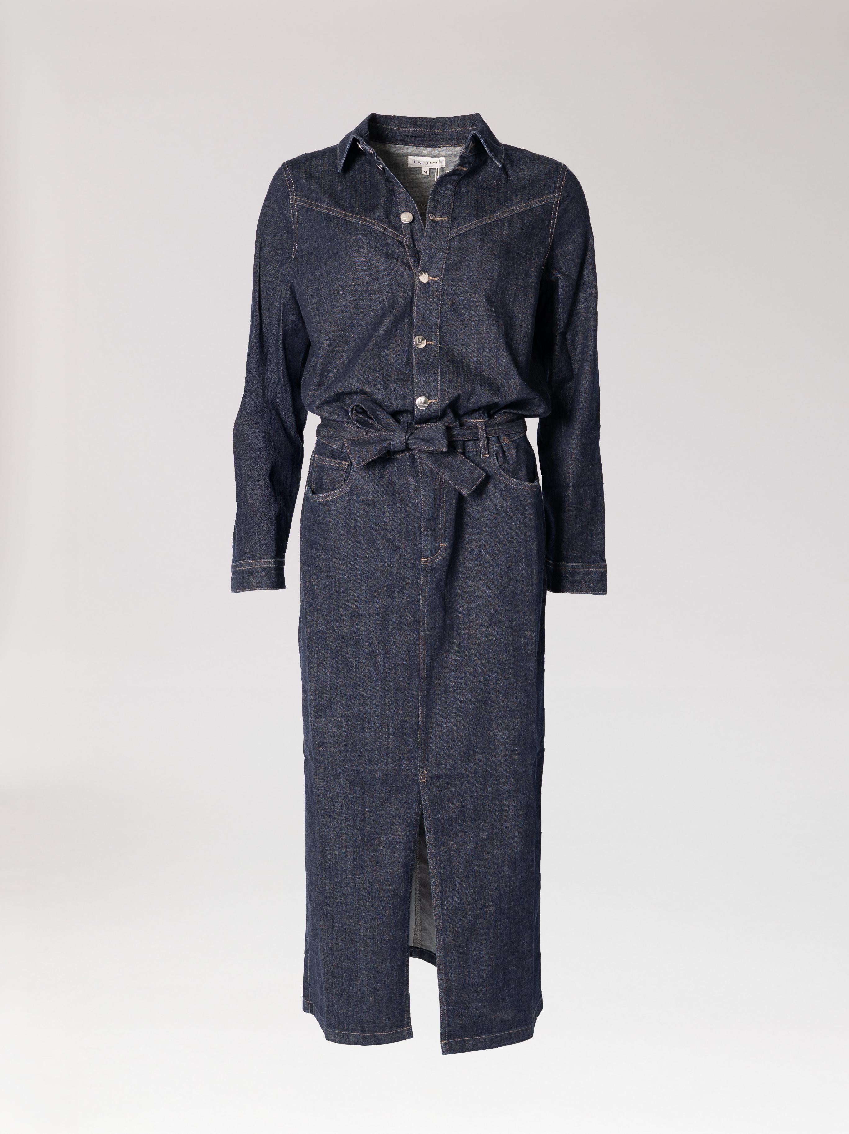 Lange jeansjurk - Dark Jeans