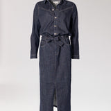 Lange jeansjurk - Dark Jeans