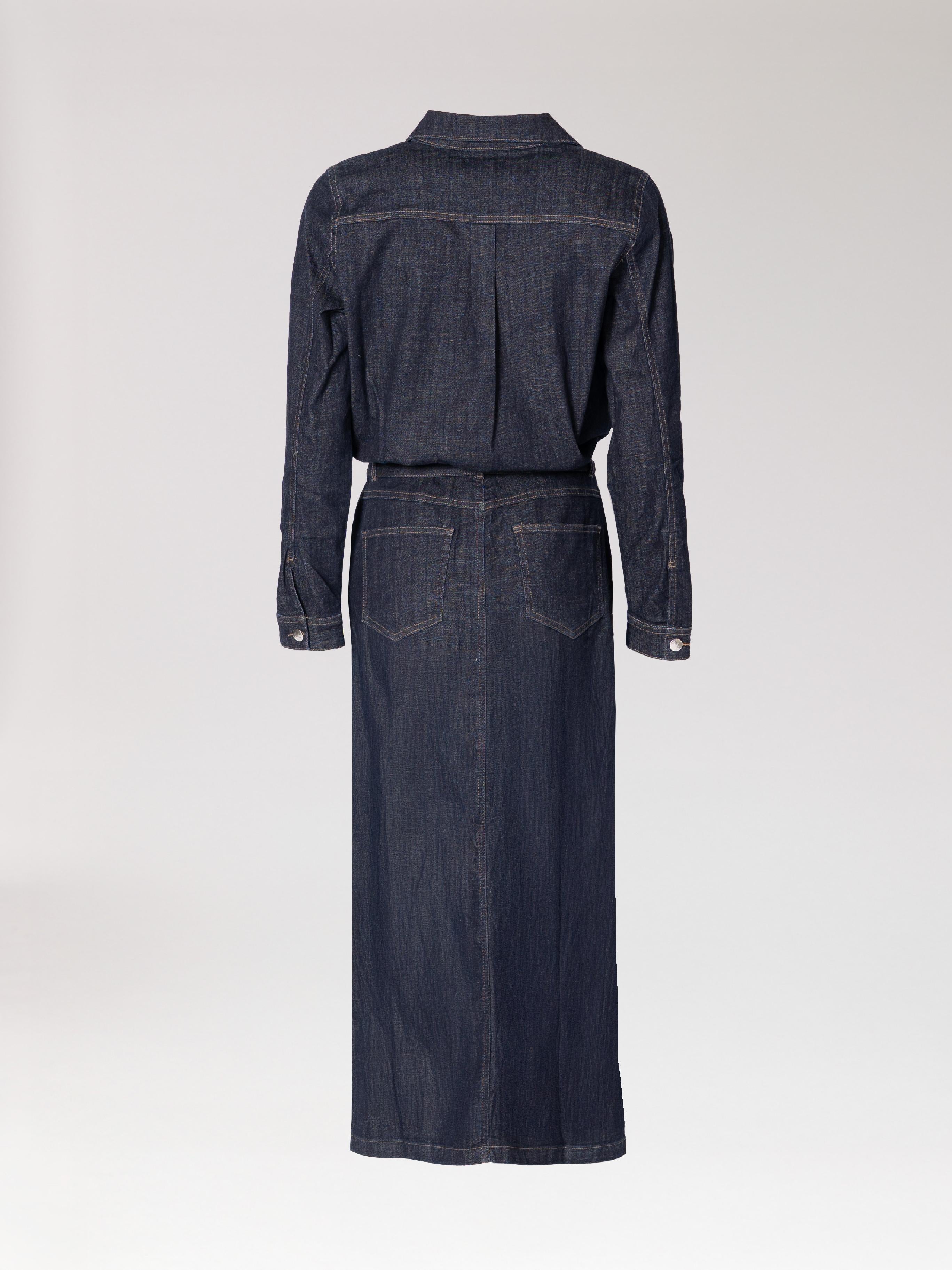 Lange jeansjurk - Dark Jeans