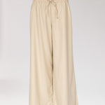 Glitterbroek met wijde pijpen - Ecru Sparkle