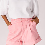 Jeansshort - Pink