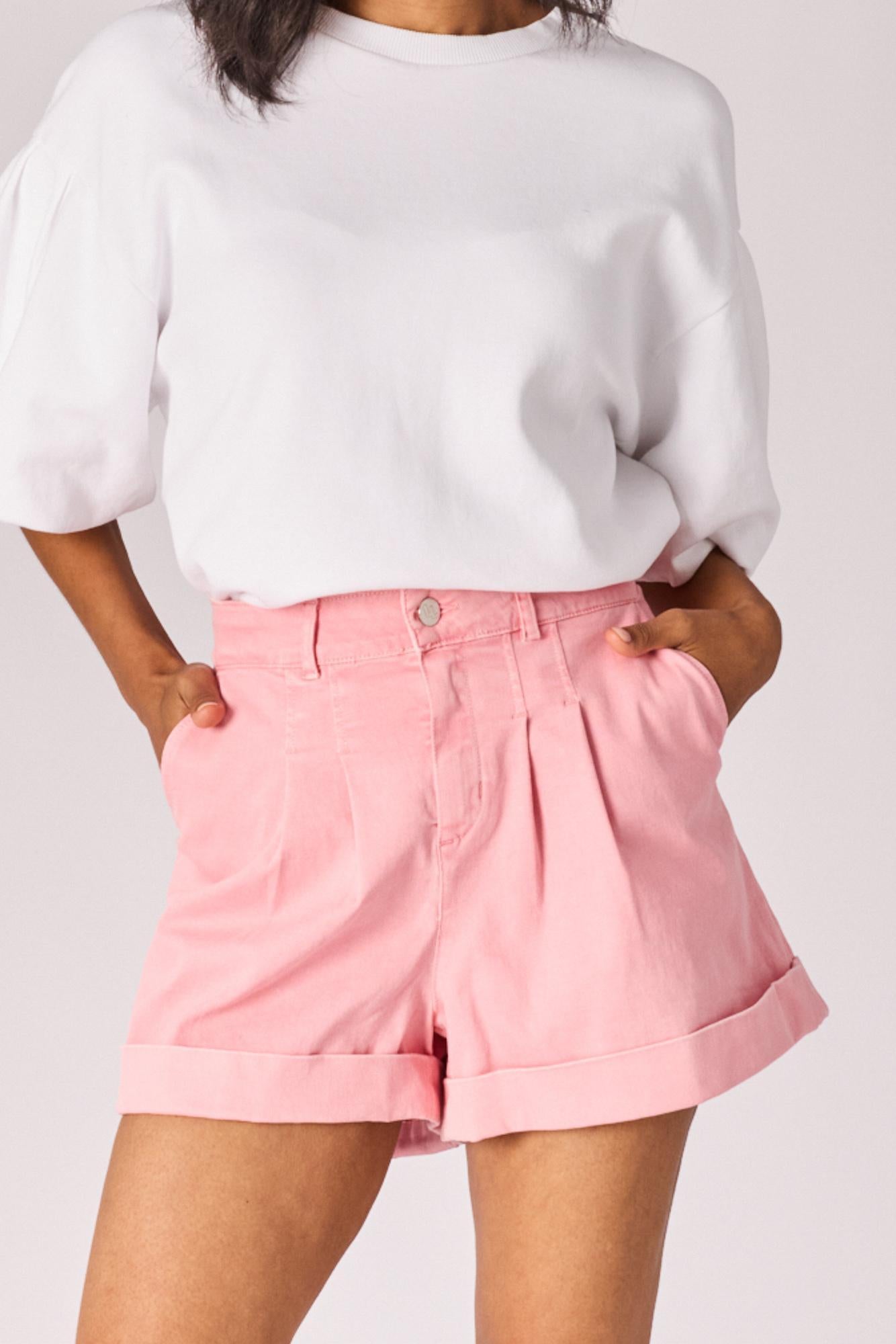 Jeansshort - Pink