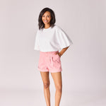 Jeansshort - Pink