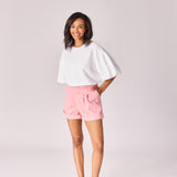 Sweater met pofmouw - White
