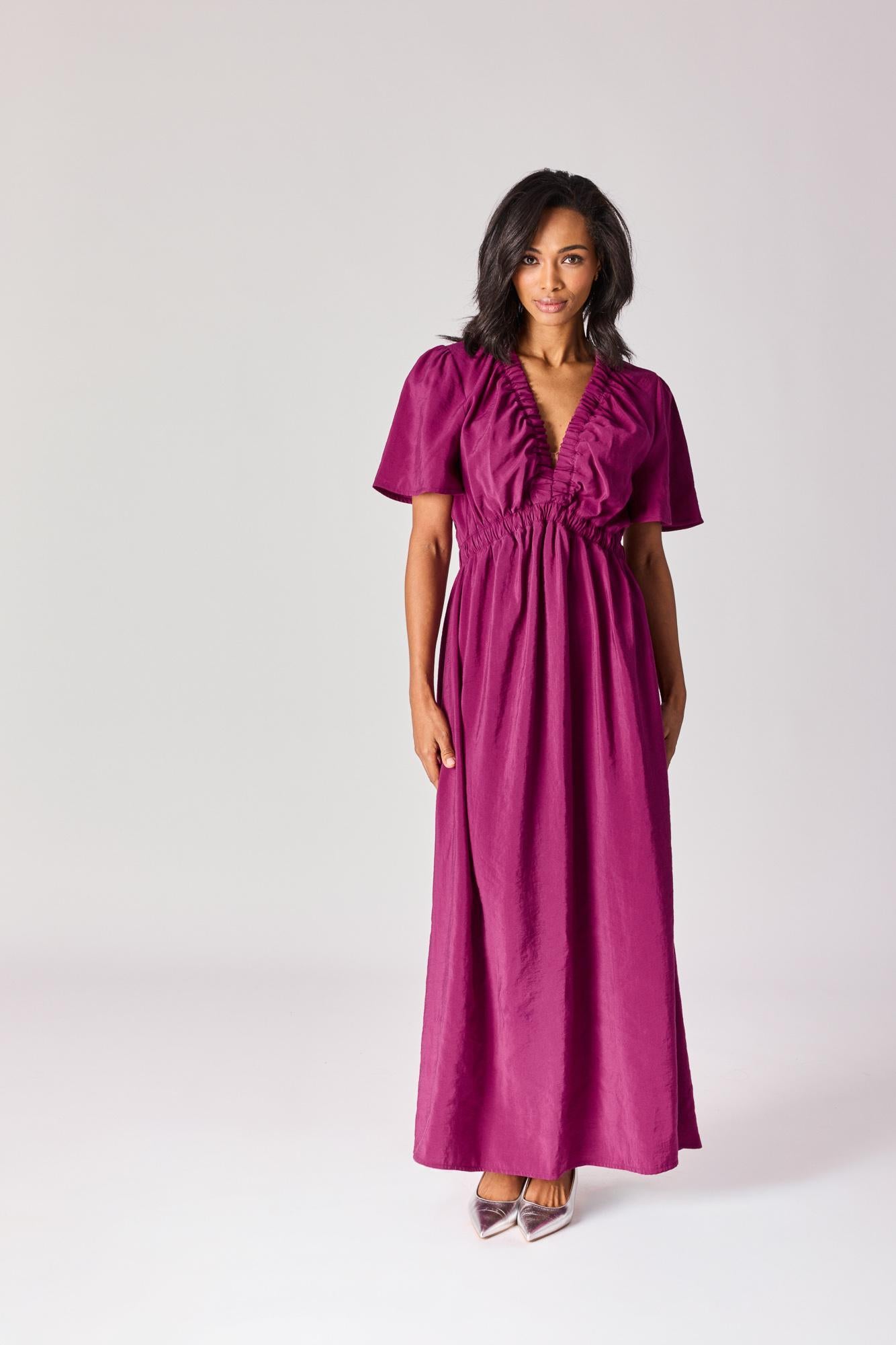 Lange jurk met open rugdetail - Plume