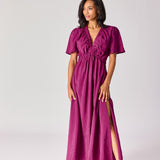 Lange jurk met open rugdetail - Plume