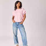 Pull met schouderdetail - Babypink