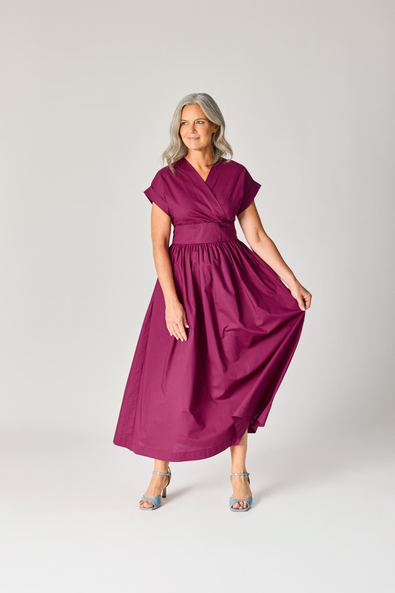 Lange jurk met taille detail - Plume