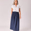 T-shirt met schouderdetail - White