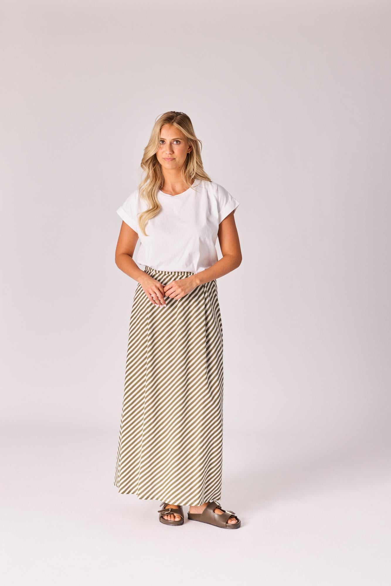 T-shirt met schouderdetail - White
