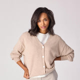 Gilet met knopen - Taupe