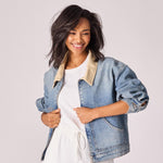 Wijde broek met rekker - White