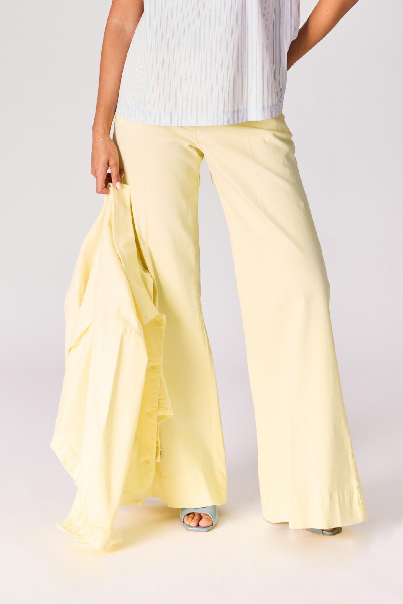 Bootcut jeans - Butter yellow
