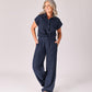 Linnen broek - Navy
