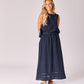 Linnen top - Navy