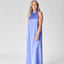 Lange jurk met halternek - Lavender Blue