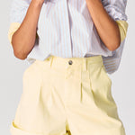 Jeansshort - Butter yellow