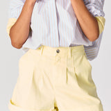 Jeansshort - Butter yellow