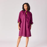 A-lijn jurk uit katoen - Plume