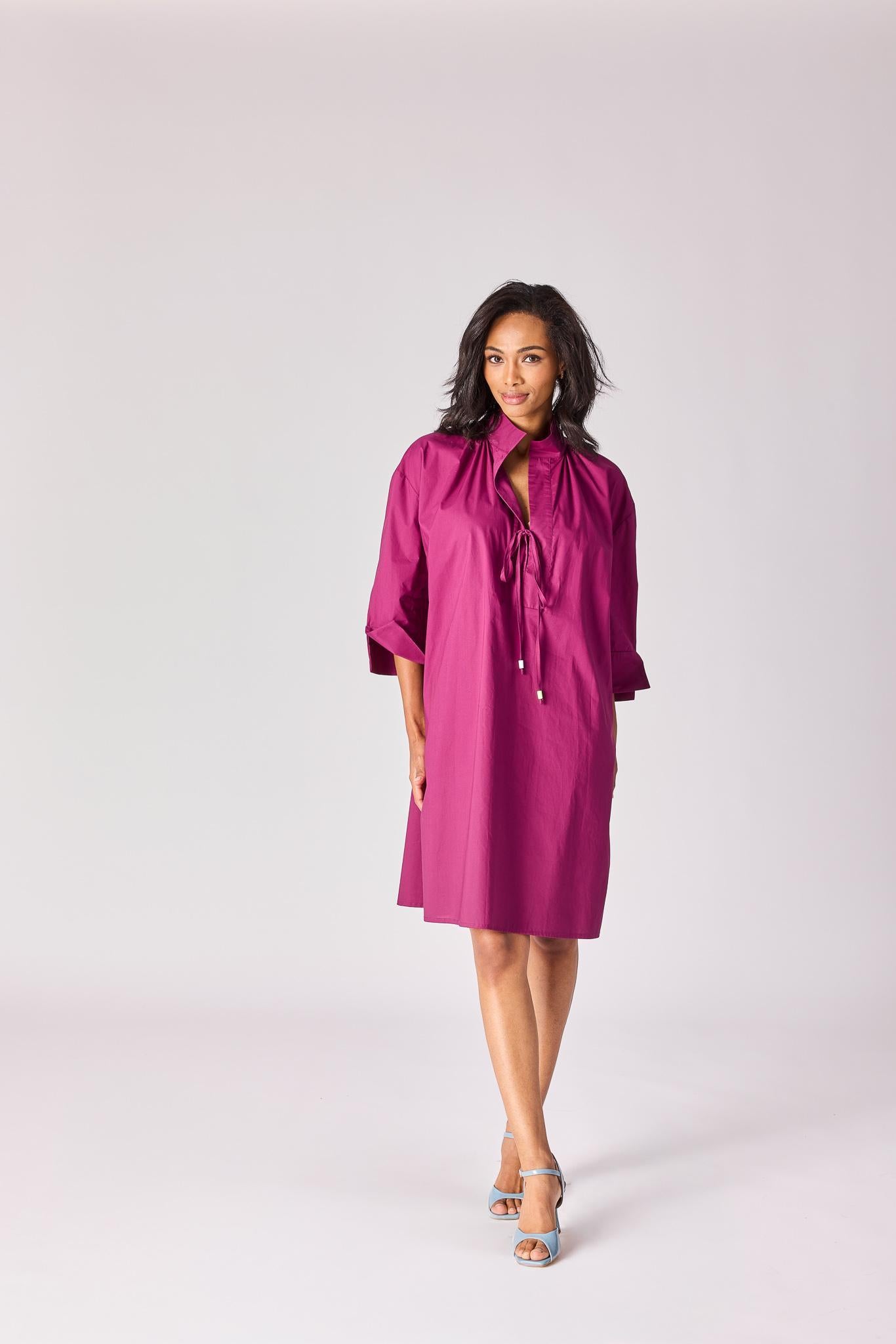 A-lijn jurk uit katoen - Plume