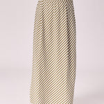 Rok met streepjesmotief - Green stripe