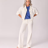 Bootcut jeans - White