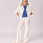 Bootcut jeans - White