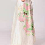 Rok met bloemenprint - Blushed garden