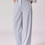 Broek met stretch - Blue stripe