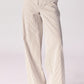 Broek met stretch - Taupe stripe