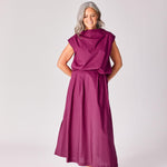 Top met gedrapeerde halslijn - Plume