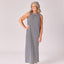 Lange jurk met streepjesmotief - Navy stripe