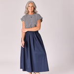 T-shirt met streepjesmotief - Navy stripe