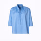 Oversized hemd met strikdetail - Lavender blue