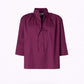 Oversized hemd met strikdetail - Plume