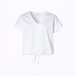 Blouse met strop - White