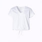 Blouse met strop - White