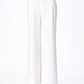 Wijde broek met bandplooi - White
