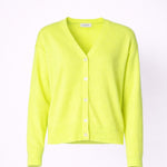 Gilet met knopen - Neon yellow